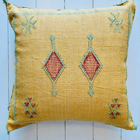 Cactus Silk Cushion (Cornsilk) - Mashi Moosh