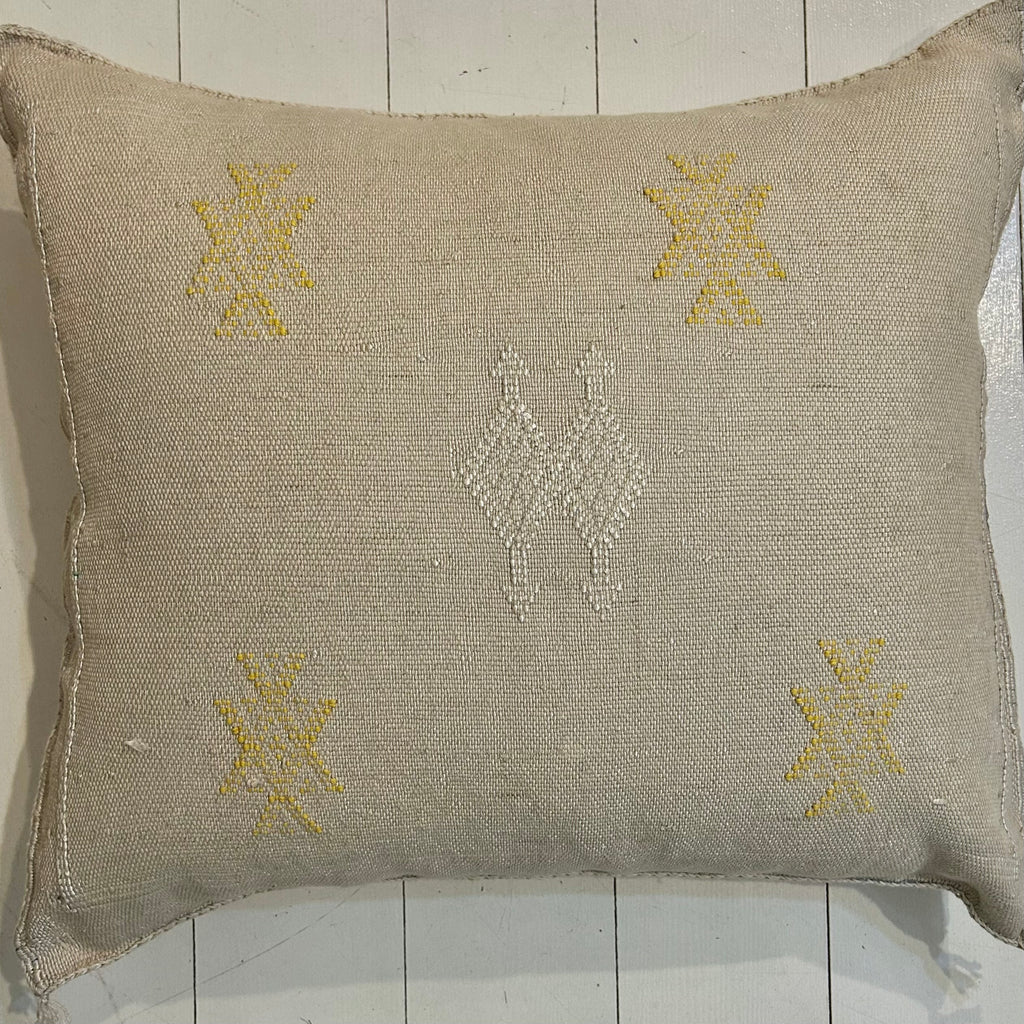 Cactus Silk Cushion (Grey Whisper)