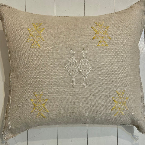 Cactus Silk Cushion (Grey Whisper)