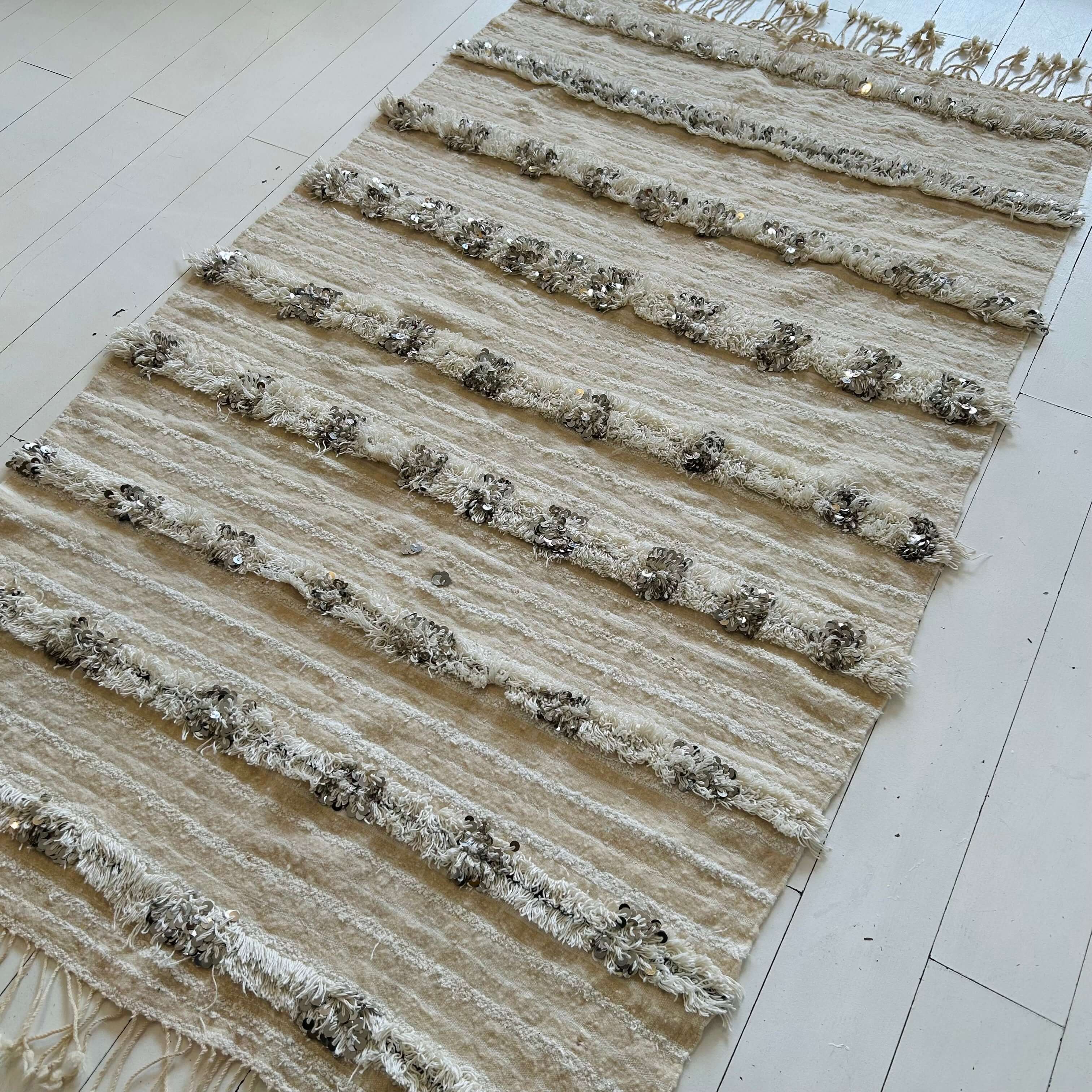 Vintage Moroccan Handira - Wedding Blanket (V1)