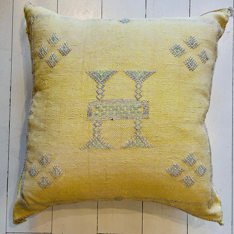 Cactus Silk Cushion (Lemon Sorbet)
