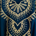 Kaftan - Style #4 Embroidered w/Sleeves (Navy)