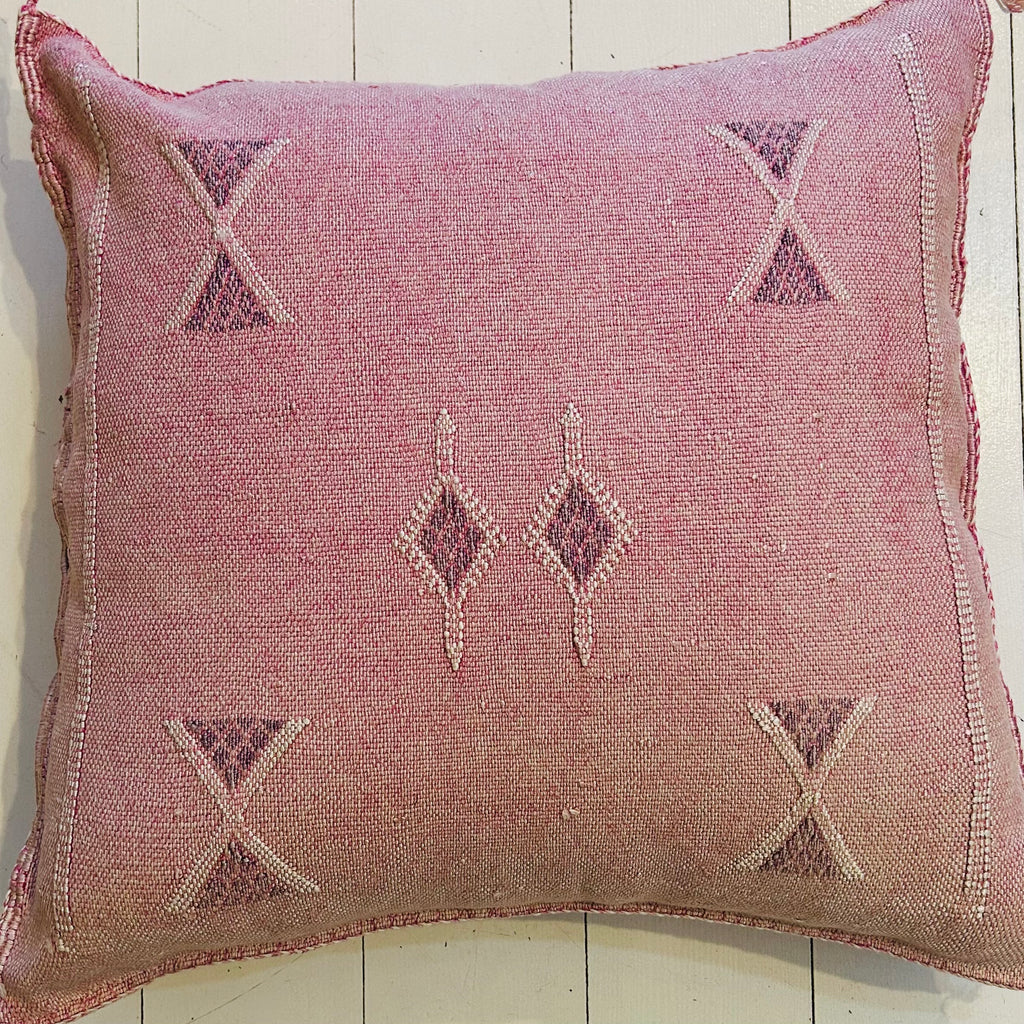 Cactus Silk Cushion (Strawberry Dream)