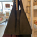 Leather Tote Bag (Olive)