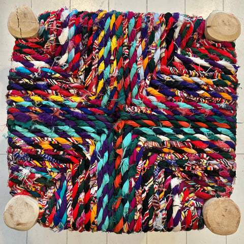 Stool 16” (Boucherouite) #10