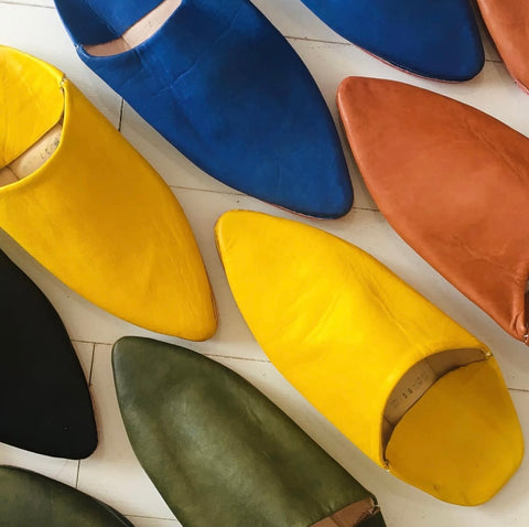 Traditional Babouches (Assorted Colours)
