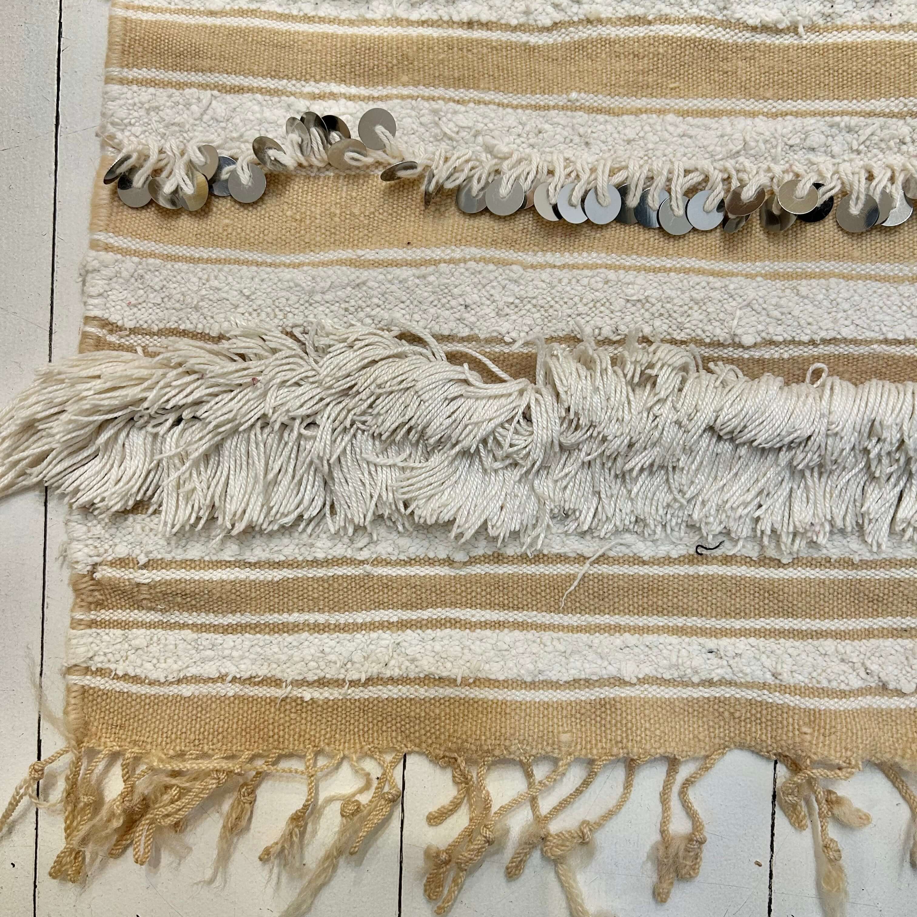 Vintage Moroccan Handira - Wedding Blanket (V4)