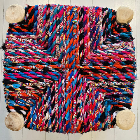 Stool 16” (Boucherouite) #8