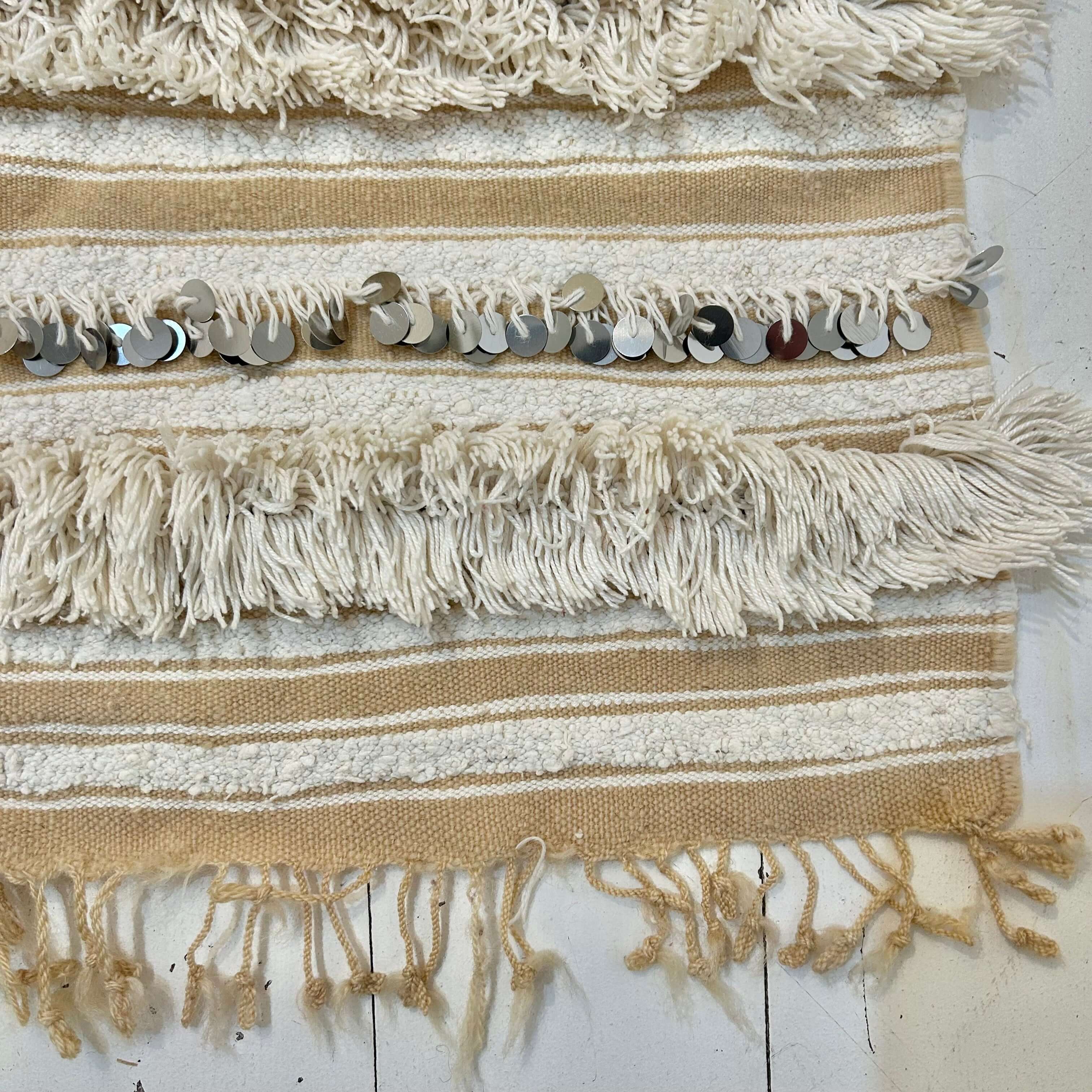 Vintage Moroccan Handira - Wedding Blanket (V4)