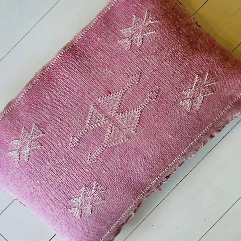 Cactus Silk Cushion (Orchid)
