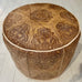 Embossed Pouffe - Natural (Large)