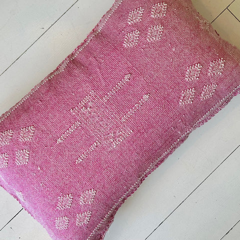Cactus Silk Cushion (Peony)