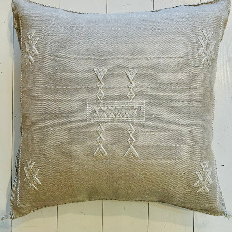 Cactus Silk Cushion (Flint)