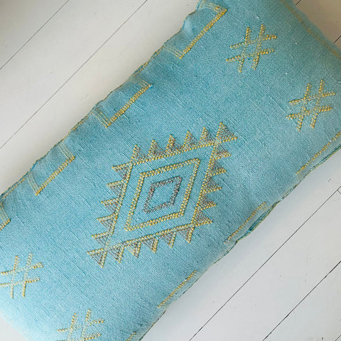 Cactus Silk Cushion (Summer Sky) - Mashi Moosh