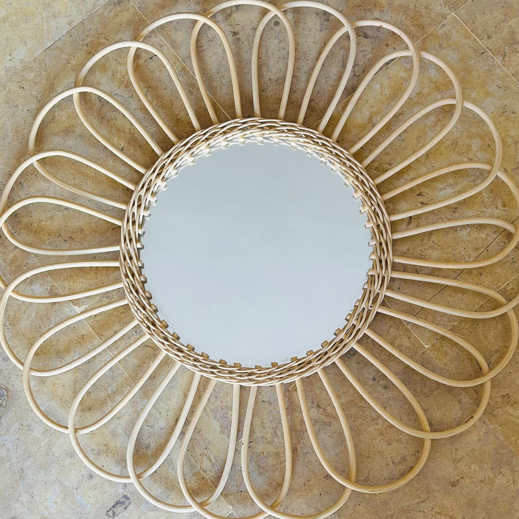 Rattan Mandala Mirror