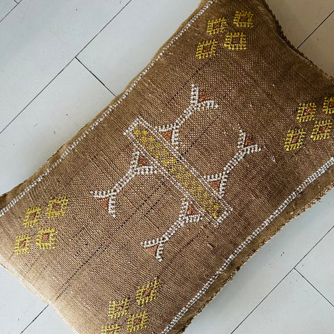 Cactus Silk Cushion (Biscuit)