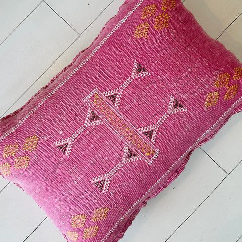 Cactus Silk Cushion (Peony)