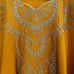 Kaftan - Style #4 Embroidered w/Sleeves (Saffron)