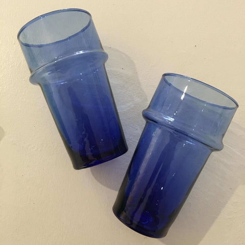 Beldi Glassware - Blue Glasses - Mashi Moosh