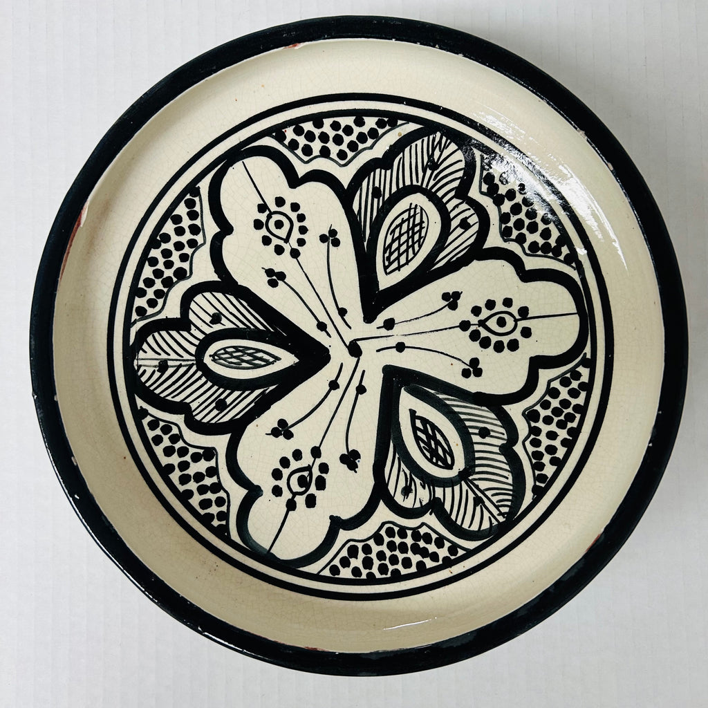 Safi Shallow Dish Black - Mashi Moosh