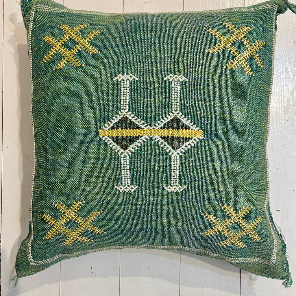 Cactus Silk Cushion (Shamrock)