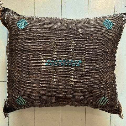 Cactus Silk Cushion (Mocha)