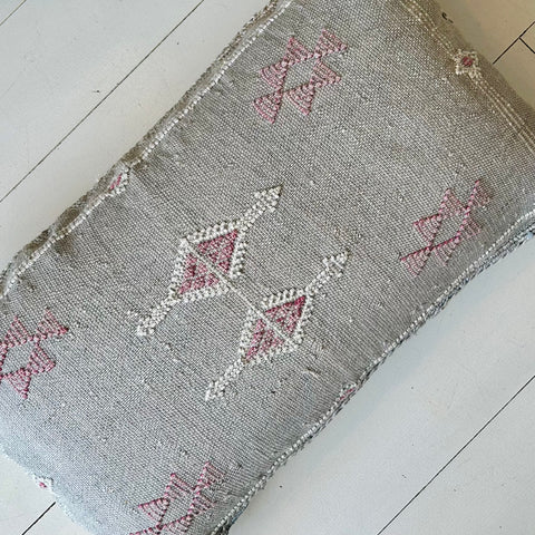 Cactus Silk Cushion (Morningdove)