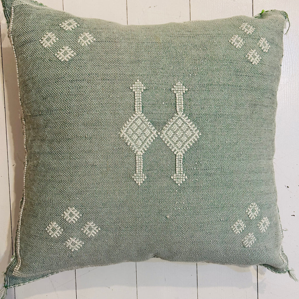 Cactus Silk Cushion (Spearmint)