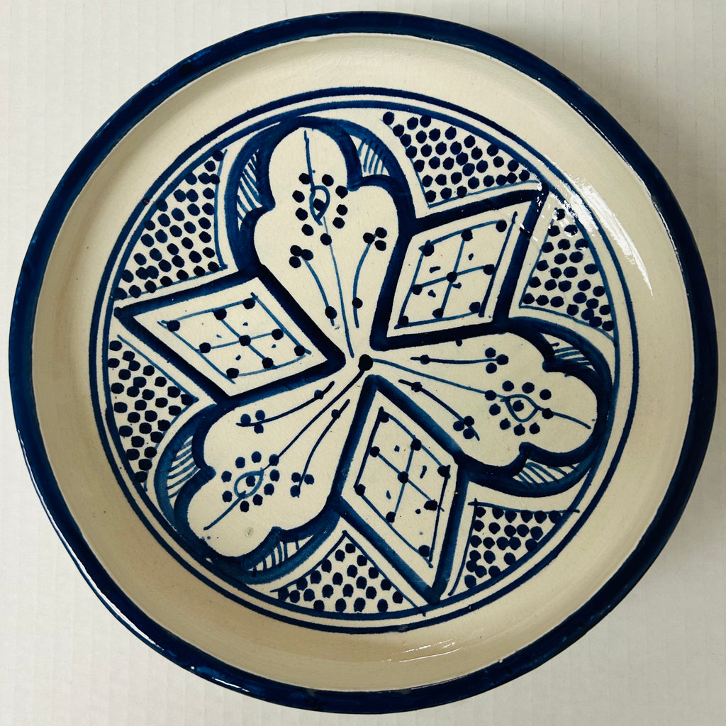 Safi Shallow Dish Blue - Mashi Moosh