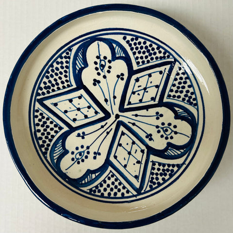 Safi Shallow Dish Blue - Mashi Moosh