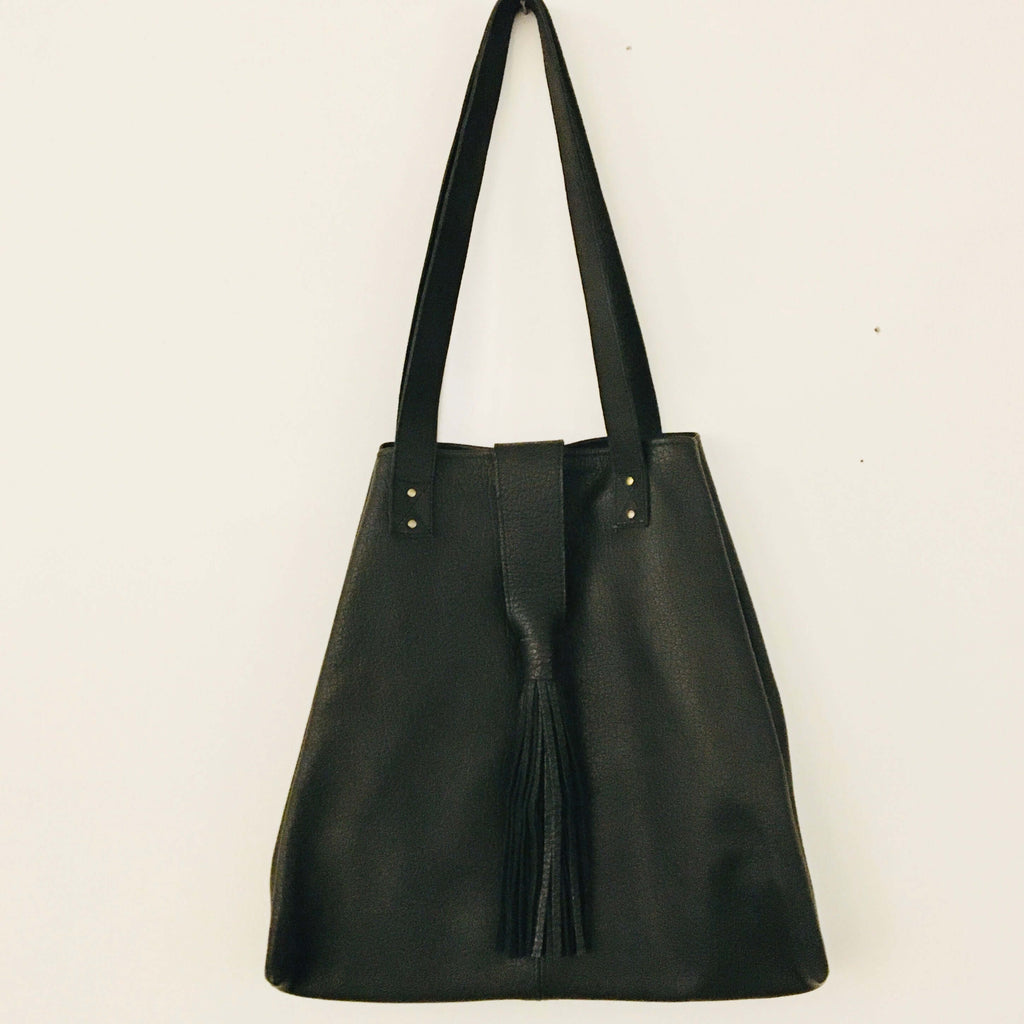 Leather Tote Bag - Mashi Moosh