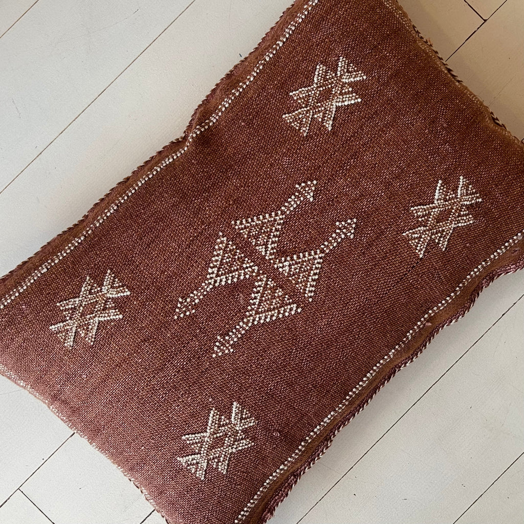 Cactus Silk Cushion (Almond)