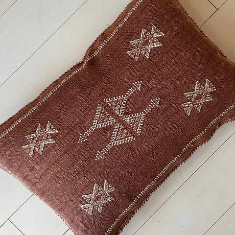 Cactus Silk Cushion (Almond)