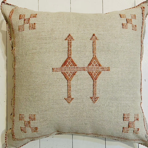 Cactus Silk Cushion (Fawn)