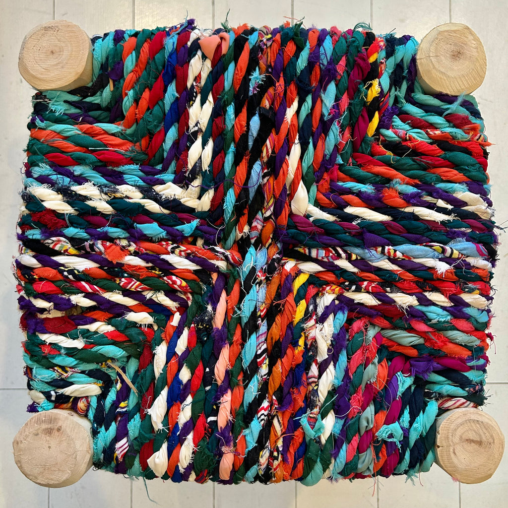 Stool 16” (Boucherouite) #11