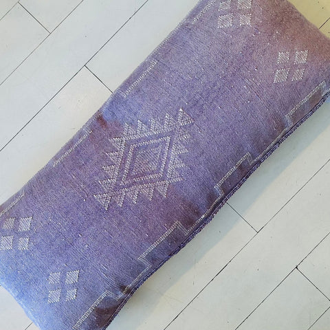 Cactus Silk Cushion (Lilac)