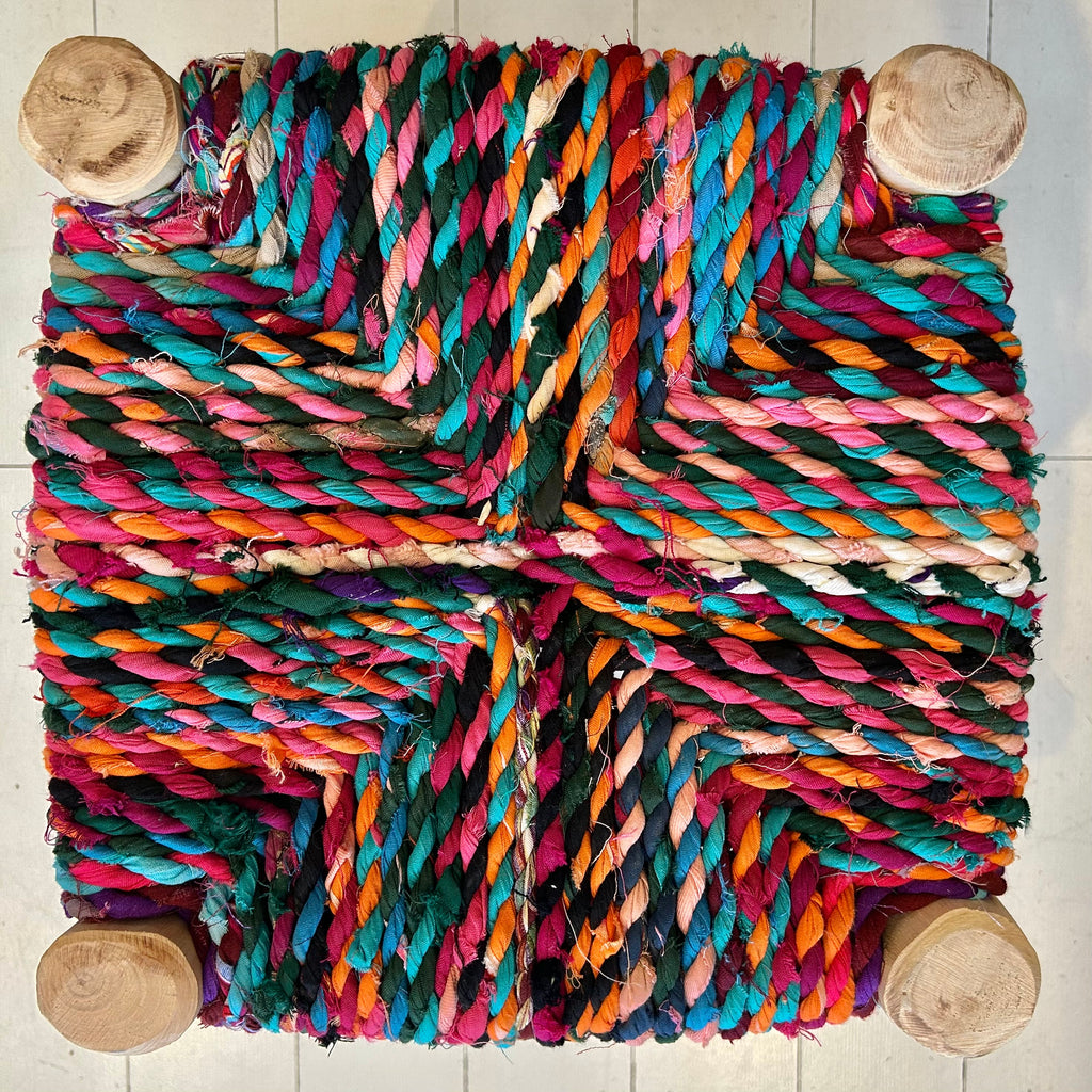 Stool 16” (Boucherouite) #7