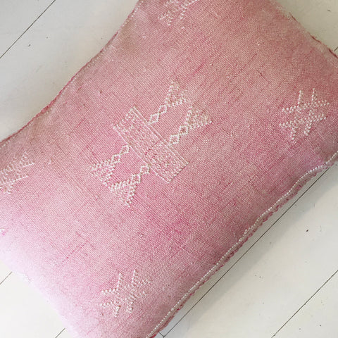 Cactus Silk Cushion (Strawberry Cream)