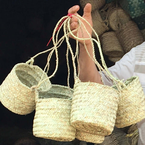 Woven Hanging Planter Basket - Mashi Moosh