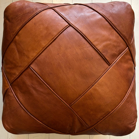Square Moroccan Pouffe - Canyon