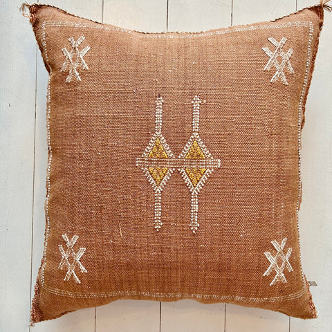 Cactus Silk Cushion (Pecan) - Mashi Moosh