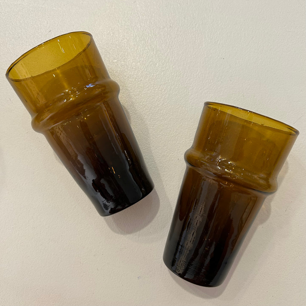 Beldi Glassware - Amber - Mashi Moosh