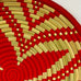 Woven Tray Baskets - Assorted Colours w/Gold Thread - Mashi Moosh