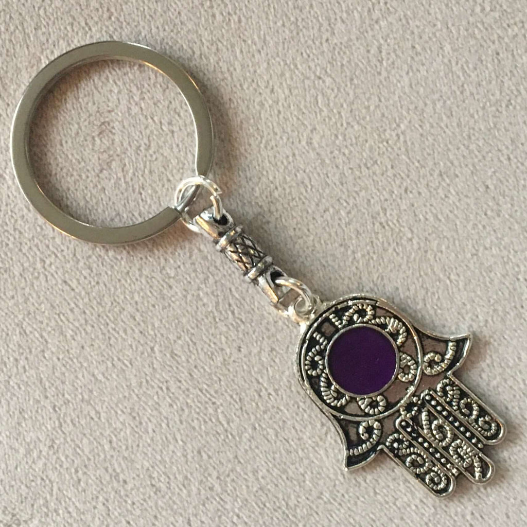 Moroccan Keychain (Hamsa Hand 6) - Main Image