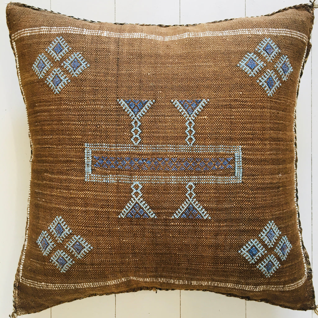  Cactus Silk Cushion (Nutmeg) - Mashi Moosh