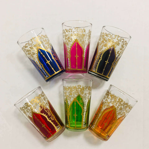 Mint Tea Glass Set (Doors - Small) Glasses - Mashi Moosh