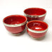Silver Rimmed Bowl - Berry Red Bowl - Mashi Moosh