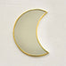 Moroccan Mirror - Crescent Moon Brass Mirror - Mashi Moosh