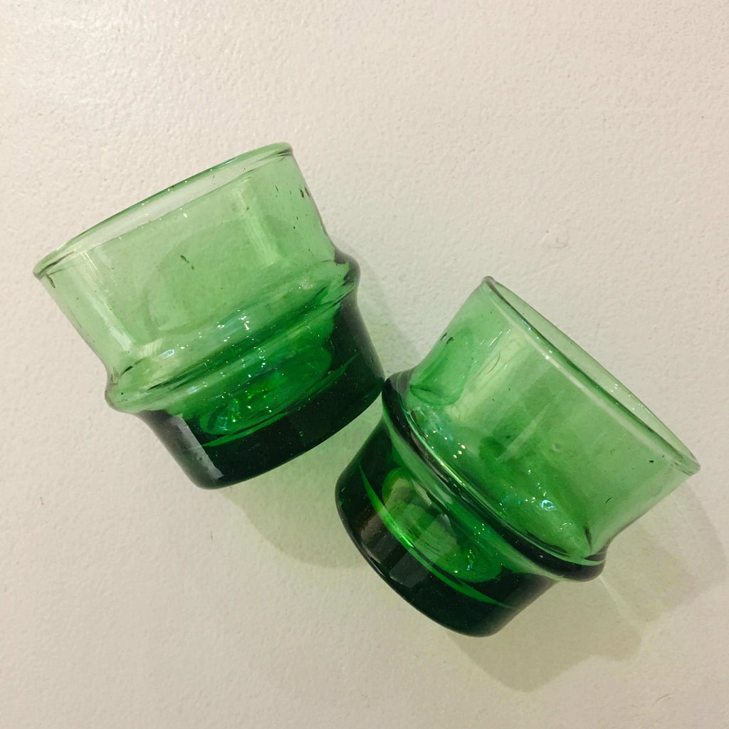 Beldi Glassware - Green Glasses - Mashi Moosh