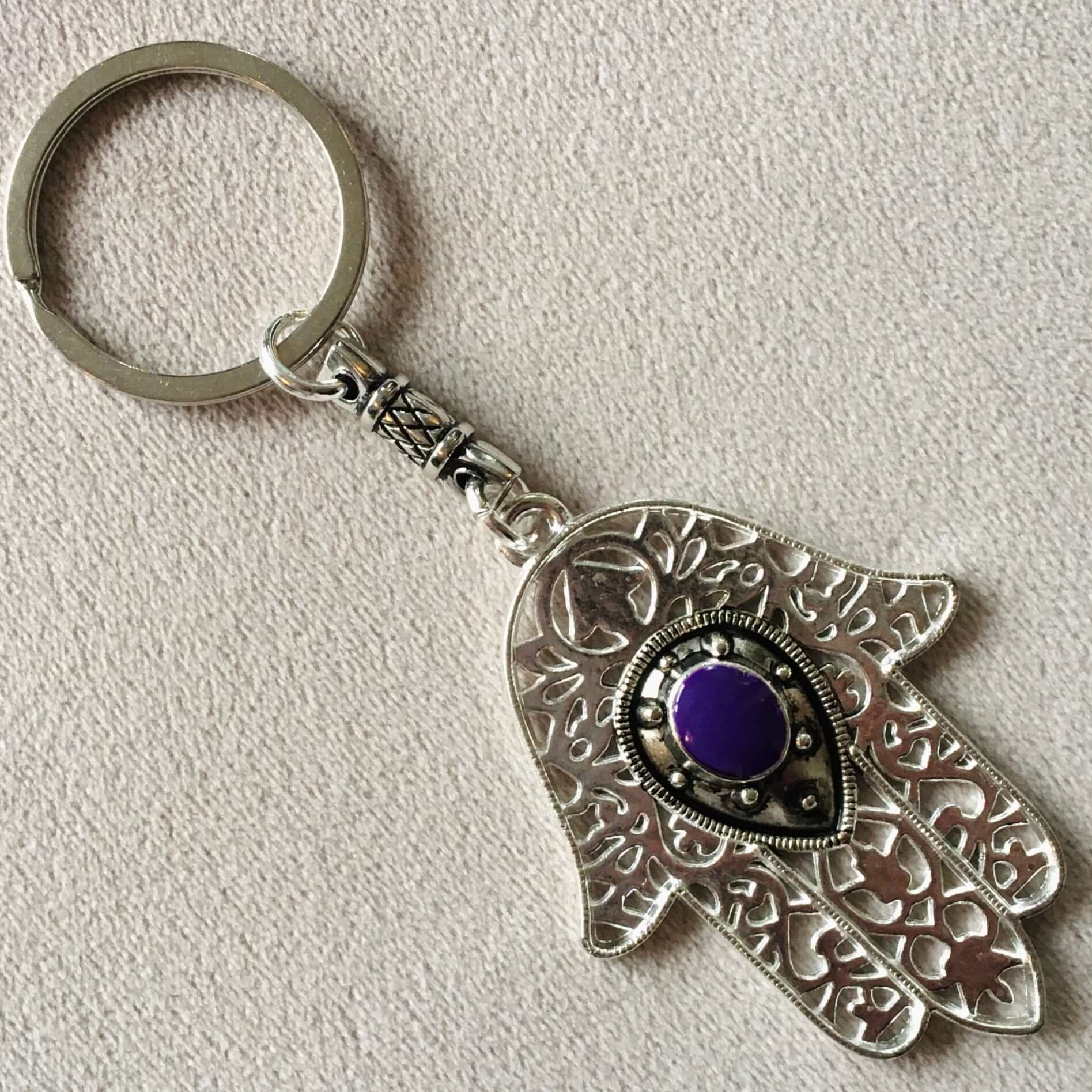Hamsa Hand Keychains - Mashi Moosh